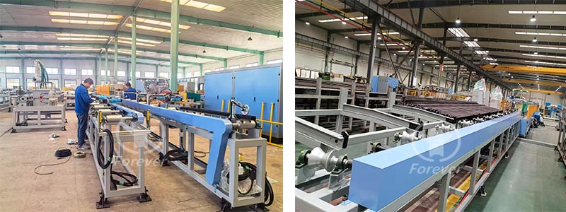 Stainless steel bar induction hardening and tempering line