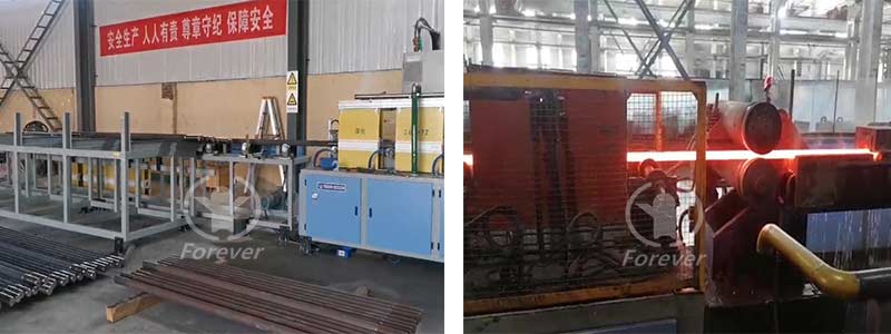 Wind turbine bolt induction hardening and tempering equipment
