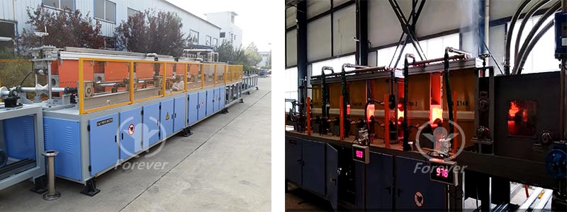 Steel pipe induction heat treatment furnace