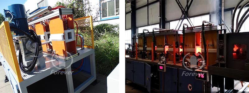 Square pipe induction hardening and tempering equipment