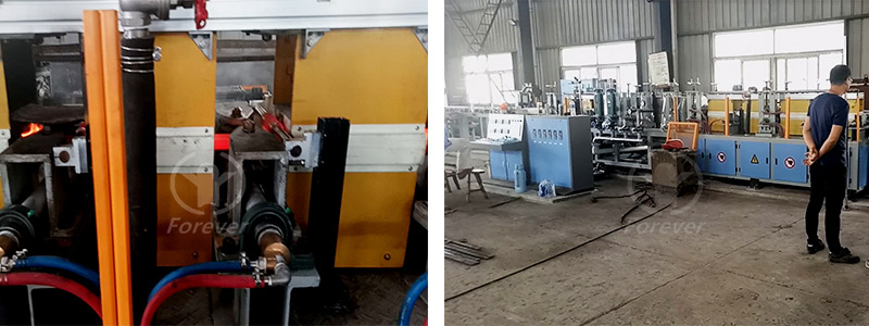 Plate induction hardening heat treatment furnace