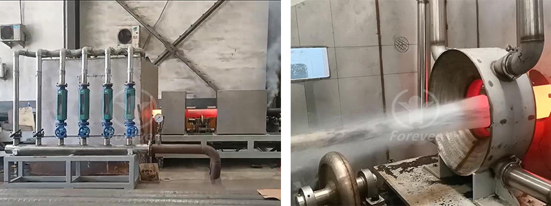 Stainless steel pipe induction quenching equipment