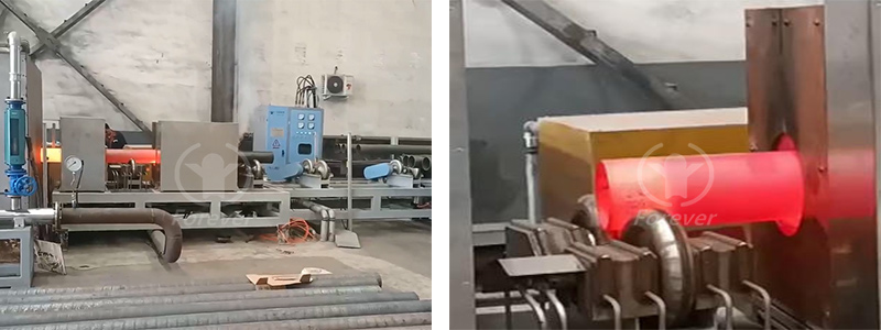 seamless steel pipe induction hardening heat treatment furnace
