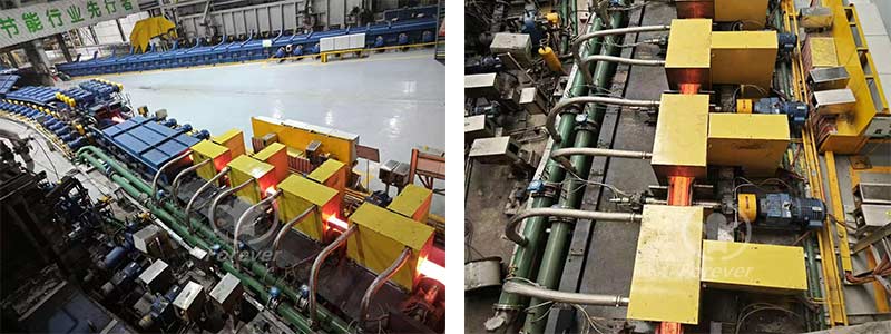 Slab continuous casting and rolling reheating furnace