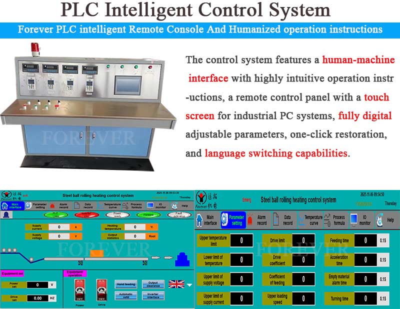 induction reheating furnace for rolling steel billets