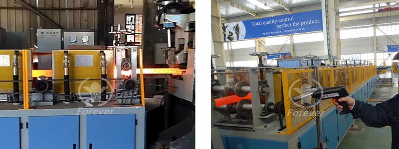 Steel ball rolling preheating equipment