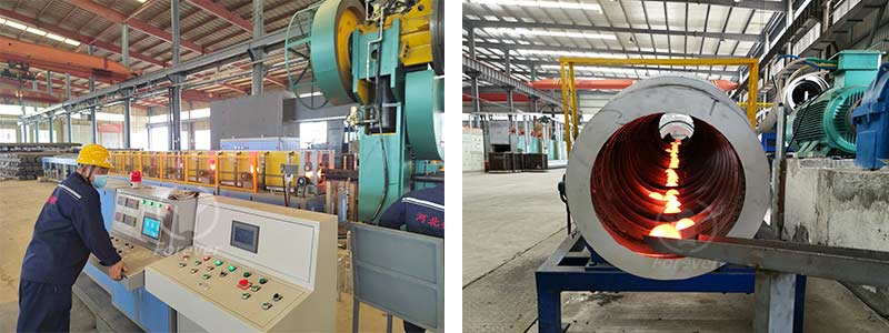 120mm Hot Rolled Steel Ball Heating Production Line