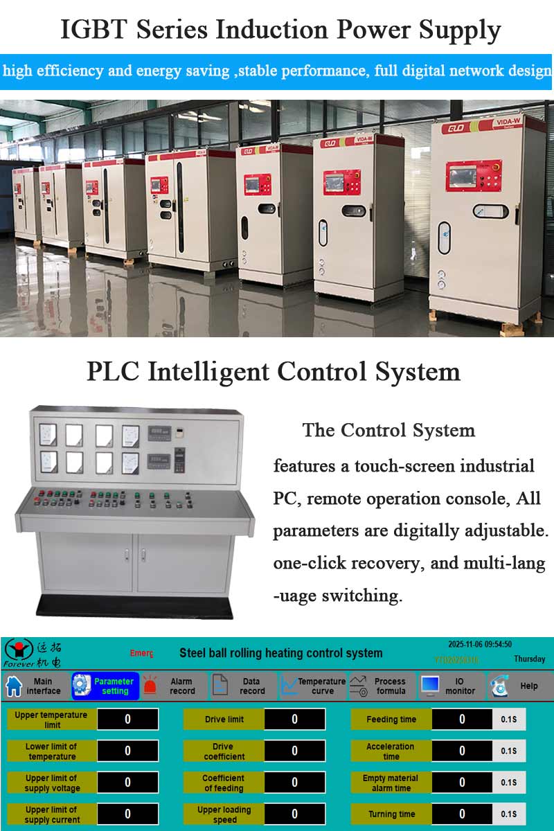 Square billet induction heating equipment