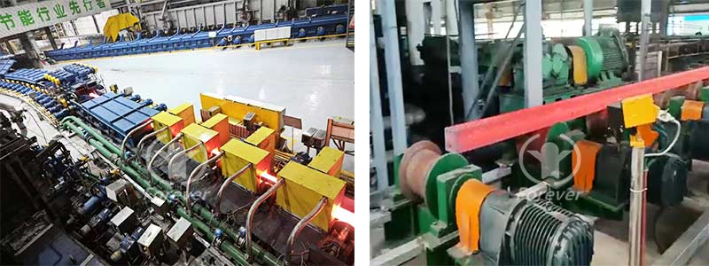 Induction heating equipment for steel billets