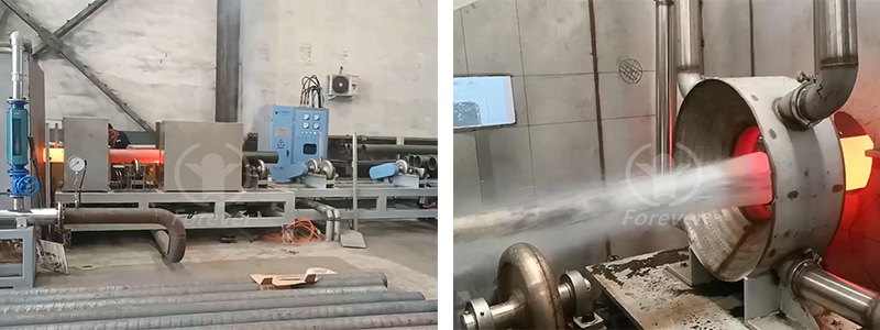 Square tube quenching production line