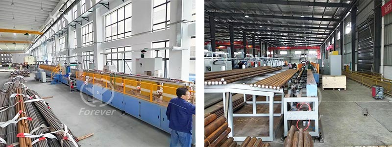 Round steel bar heat treatment and tempering equipment