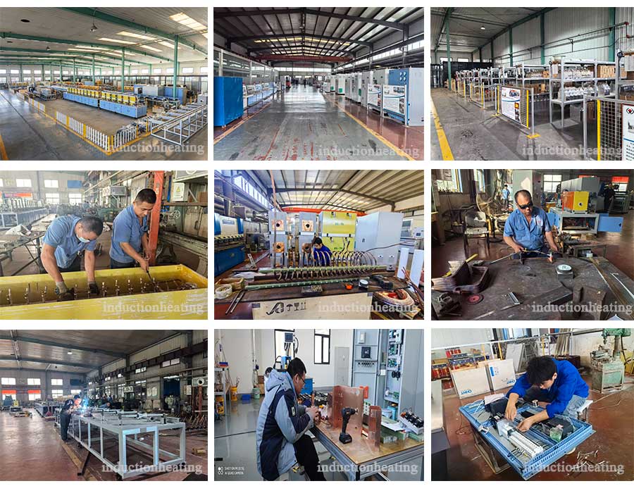 Steel bar surface quenching production line