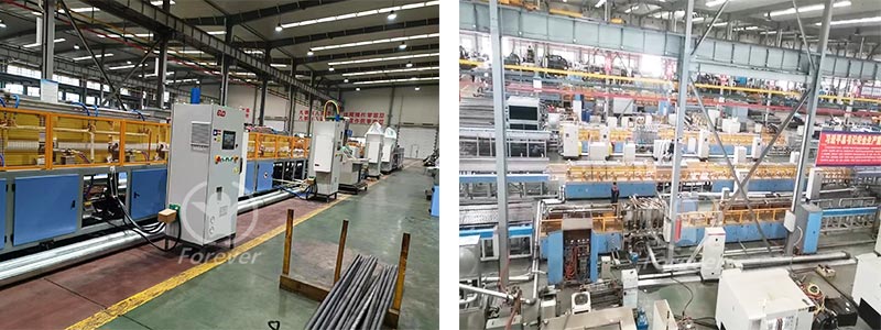 Hot rolling heating furnace for rod and wire