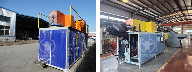 Intermediate frequency titanium nickel alloy induction heating hot rolling furnace