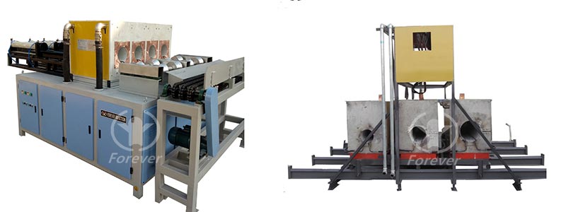 Steel ball heating furnace for heat treatment