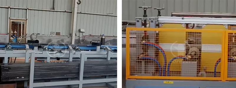 Steel pipe quenching production equipment