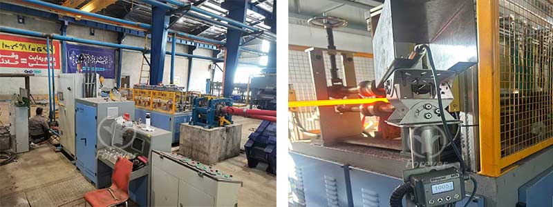 Steel bar rolling and steel ball heating equipment