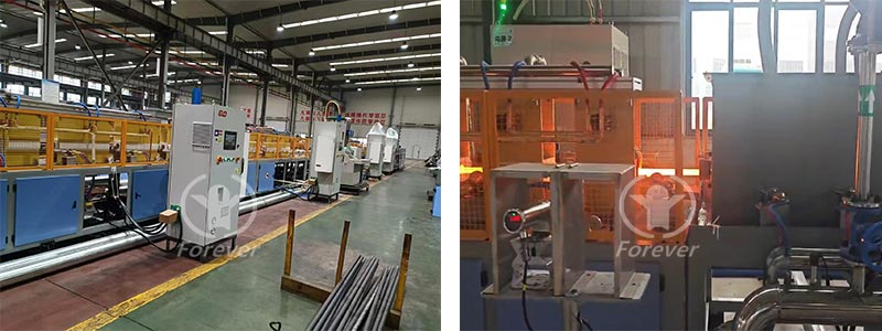 Long Rod Induction Quenching and Tempering Line