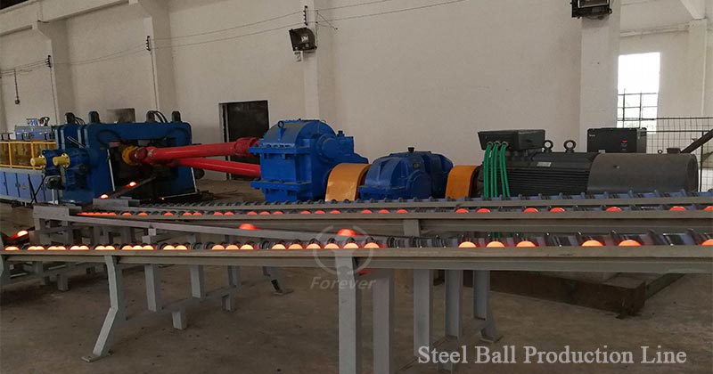 Integrated Steel Ball Production Line with Heat Treatment