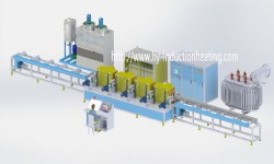 Medium frequnency billet induction heating equipment
