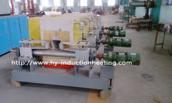 Medium frequency billet heating furnace