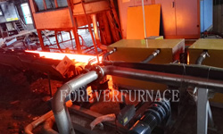 Secondary heating furnace for steel billets
