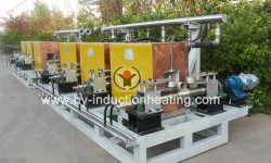 Induction billet heater for rebar rolling