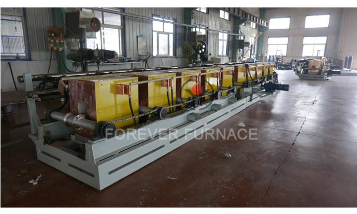 Continuous casting and rolling billet heating furnace