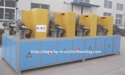 Medium frequency billet induction heating machine