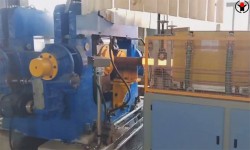 Medium frequency forging steel ball induction heating furnace