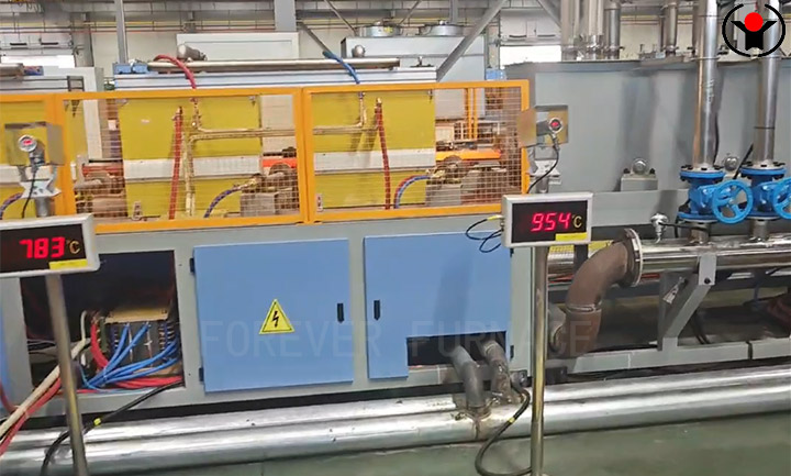 Manufacturing process of steel bar heat treatment equipment