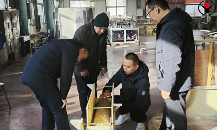 steel pipe induction annealing furnace testing process