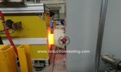 Oil drill pipe induction heat treatment machine